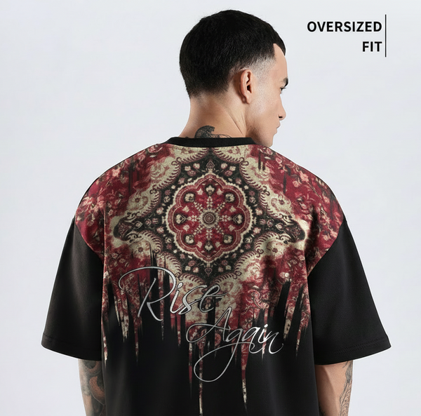 Carpedian Black Oversized Tshirt